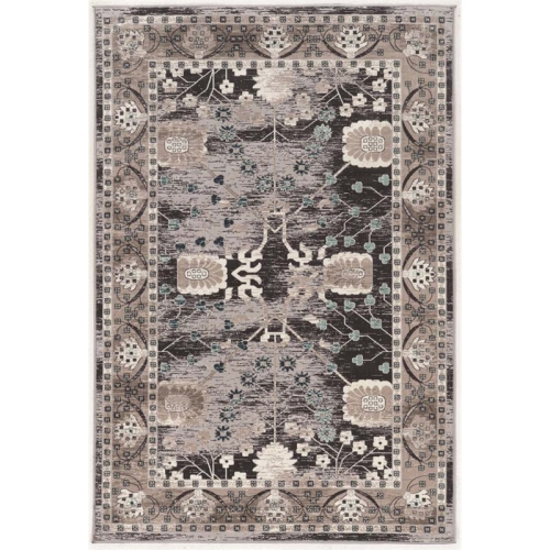 Image 1 de 4.. Linon RUGVT1721 2 x 10 ft. Vintage Collection Zeigler Power Loomed Rug - Blue