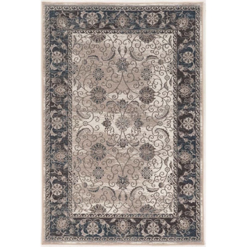 LINON HOME DECOR  Linon Rugvt2121 2 X 10 Ft. Vintage Collection Isfahan Power Loomed Rug - In Grey