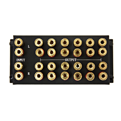 Omega 6-Way Zone Stereo Speaker Audio Hub Controller