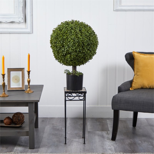 Nearly Natural 5919 27 Inch Boxwood Ball Topiary
