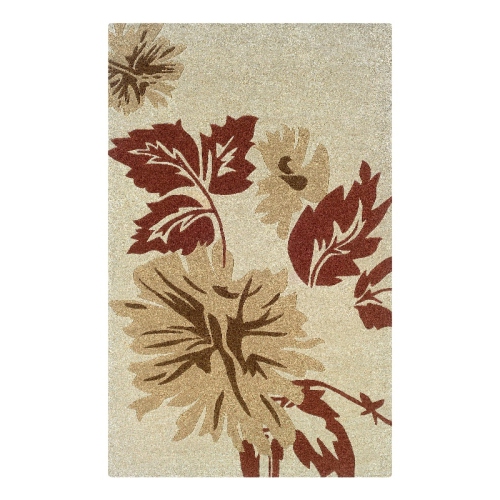 Image 1 of 3.. Linon RUG-TATO1757 5 x 7 ft. Trio with Twist Hand Tufted Area Rug - Cream & Beige