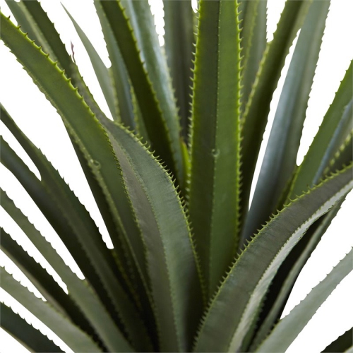 Nearly Natural 48" Spiked Agave Plant with 361 Leaves in Green/Black