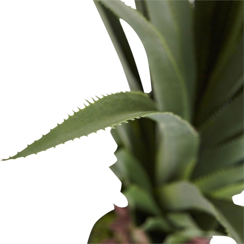 Nearly Natural 48" Spiked Agave Plant with 361 Leaves in Green/Black