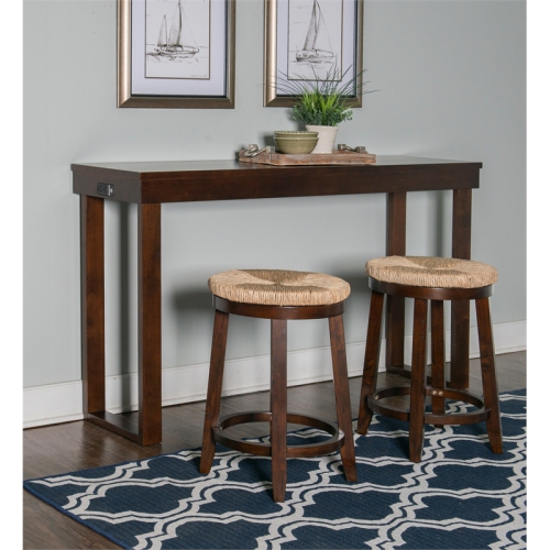 Linon RUG-SA2258 5 x 8 ft. Salonika Quatrefoil Indoor Area Rug - Insignia Blue