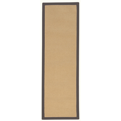 Linon RUG-AT020828 2 ft. 6 in. x 8 ft. Athena Hand Tufted Area Rug - Sisal & Slate