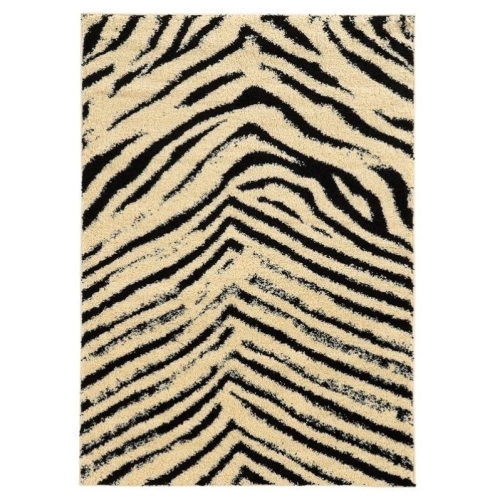 LINON HOME DECOR  Linon Rugmc0881 8 X 10 Ft. Morrocan Sahara Indoor Area Rug - Ivory & In Black