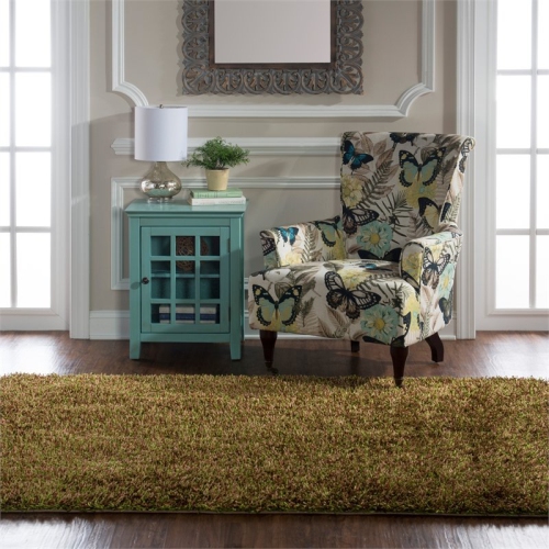 Linon RUG-CI0357 5 x 7 ft. Confetti Tufted Area Rug - Grass Green & Brown