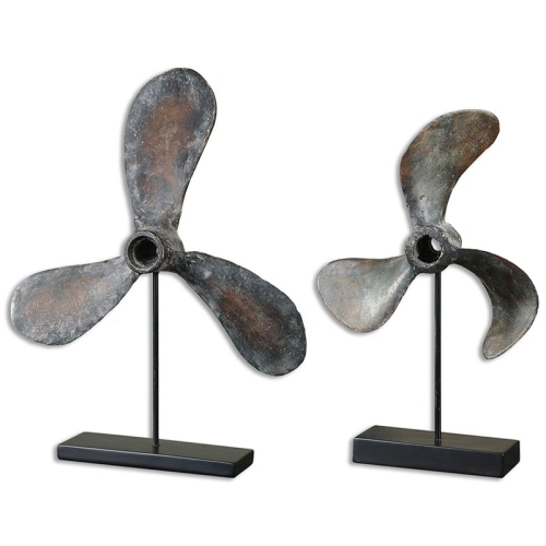 Uttermost Propellers Rust Sculptures