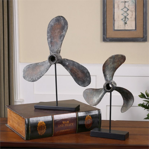 Uttermost Propellers Rust Sculptures