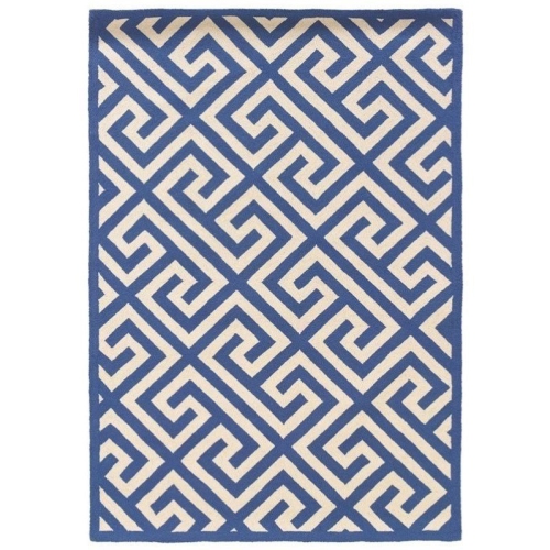 LINON HOME DECOR  Linon Rug-Sh0757 5 X 7 Ft. Silhouette Key Indoor Area Rug - In Navy