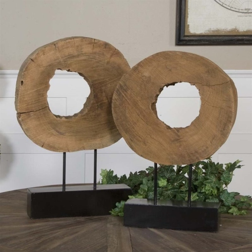 UTTERMOST  Ashlea Wooden Sculptures (Set Of 2)