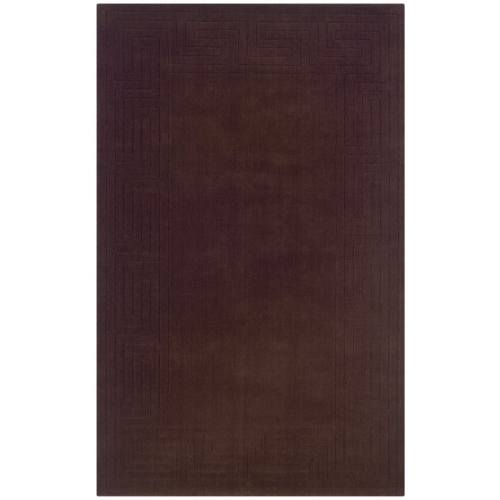 LINON HOME DECOR  Linon Rug-Nc62258 5 X 8 Ft. Classic Flat Woven Indoor Area Rug - French Roast