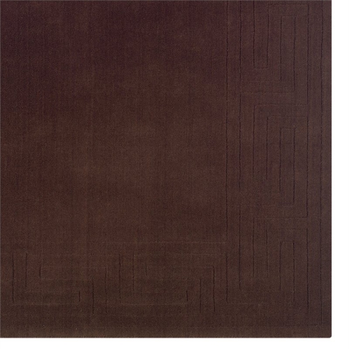 Linon RUG-NC62258 5 x 8 ft. Classic Flat Woven Indoor Area Rug - French Roast