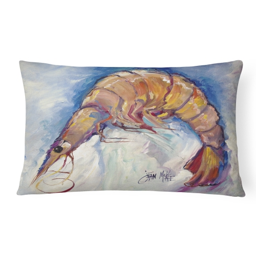 Carolines Treasures JMK1112PW1216 Shrimp Canvas Fabric Decorative Pillow