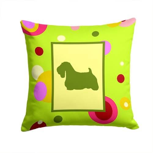 Carolines Treasures CK1055PW1414 Sealyham Terrier Decorative Indoor & Outdoor Fabric Pillow