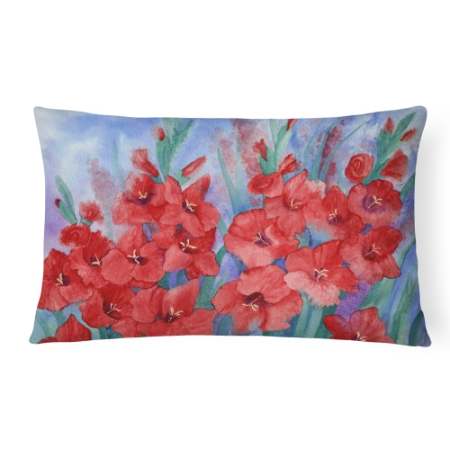 Carolines Treasures IBD0250PW1216 Gladioli Fabric Decorative Pillow