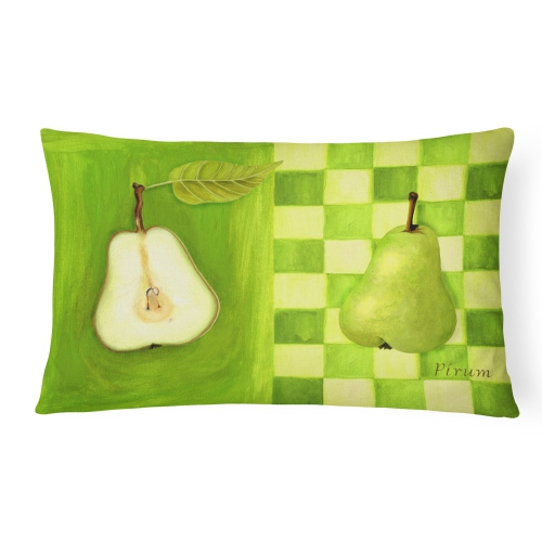 Carolines Treasures WHW0121PW1216 Pear by Ute Nuhn Fabric Decorative Pillow