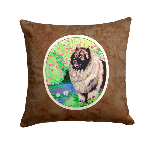 Carolines Treasures 7074PW1414 Keeshond Fabric Decorative Pillow