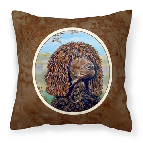 Carolines Treasures 7089PW1414 Irish Water Spaniel Fabric Decorative Pillow