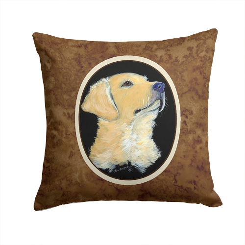 Carolines Treasures SS8960PW1414 Golden Retriever Indoor & Outdoor Fabric Decorative Pillow