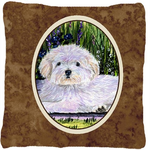 Carolines Treasures SS8430PW1414 Coton de Tulear Decorative Indoor & Outdoor Fabric Pillow