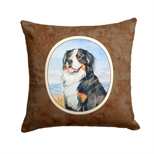 Carolines Treasures 7012PW1414 Mommas Love Bernese Mountain Dog Fabric Decorative Pillow