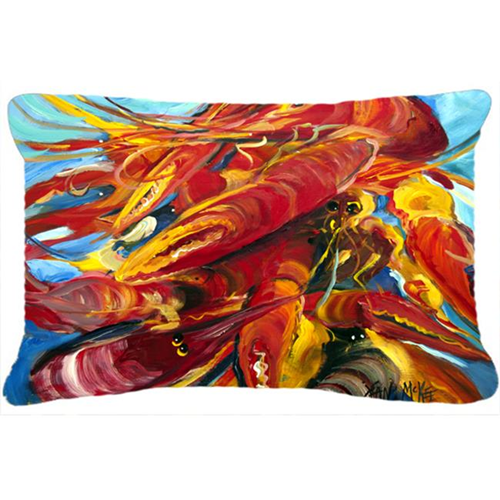 Carolines Treasures JMK1117PW1216 Crawfish Canvas Fabric Decorative Pillow
