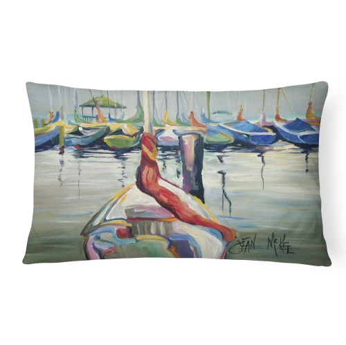 Carolines Treasures JMK1056PW1216 Lasalle Sailboats Canvas Fabric Decorative Pillow