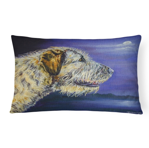 Carolines Treasures 7352PW1216 Irish Wolfhound Looking Fabric Decorative Pillow