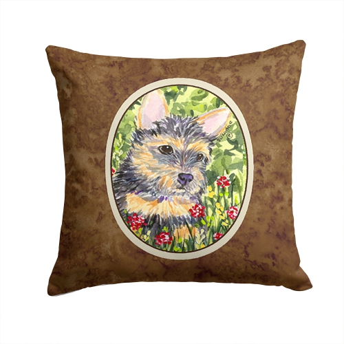 Carolines Treasures SS8893PW1414 Norwich Terrier Decorative Fabric Pillow