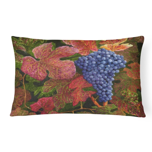 Carolines Treasures TMTR0151PW1216 Grapes of Joy by Malenda Trick Fabric Decorative Pillow