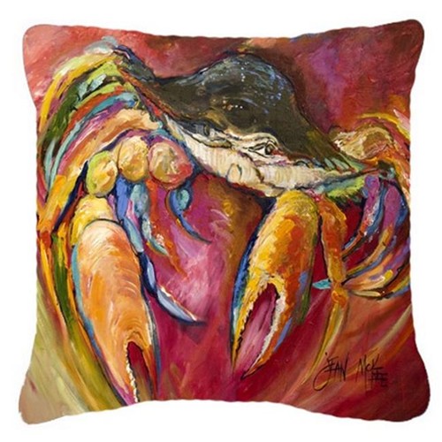 Carolines Treasures JMK1249PW1414 Crab Stars Canvas Fabric Decorative Pillow