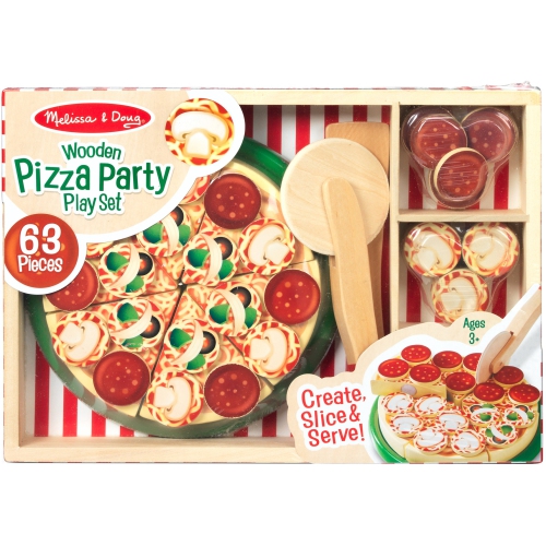 MELISSA & DOUG  Lights Camera Interaction Lci167 Pizza Party I get a lot of "mileage" out of the Pizza Party game in speech therapy with my students from pre/K to 5th grade