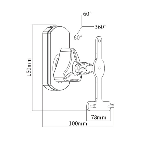 Boost Industries SSB-30 Speaker Wall Bracket/Mounts For SONOS Play:1 Or Play:3