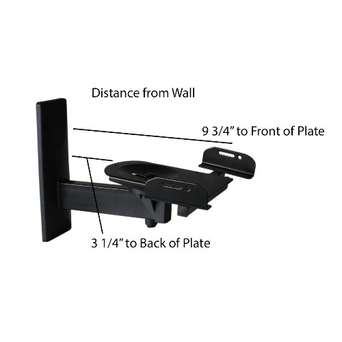 Supports muraux avec pince à pression Ultra Grip WB-1134 de Boost Industries pour haut-parleur