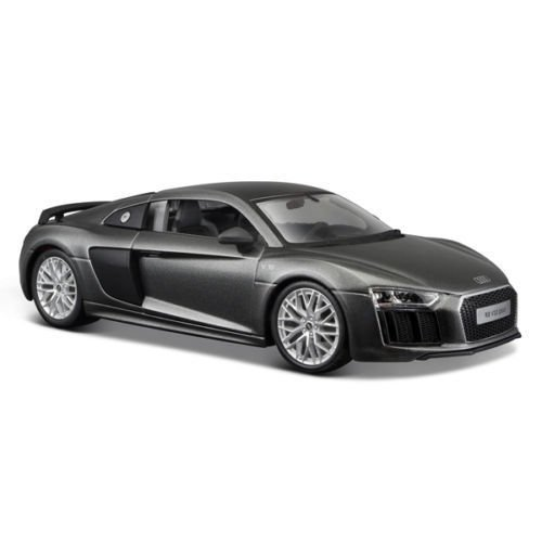 MAISTO  31513Gry Audi R8 V10 Plus Special Edition Diecast Model Car for 1-24 Scale In Grey