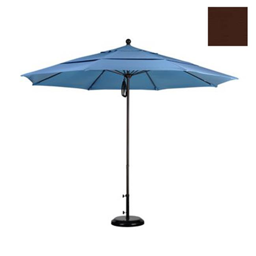 CALIFORNIA UMBRELLA  Alto118117-5432-Dwv 11 Ft. Fiberglass Market Umbrella Po Dvent Bronze-Sunbrella-Baybrown