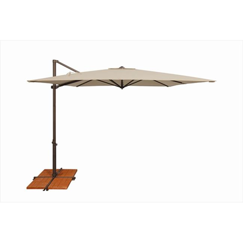 Simplyshade 8 6 Ft Skye Square Rotating Cantilever Umbrella With