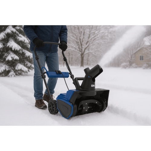 Snow Joe – Souffleuse à neige électrique Ultra SJ619E de 14,5 A avec lumière, 18 po