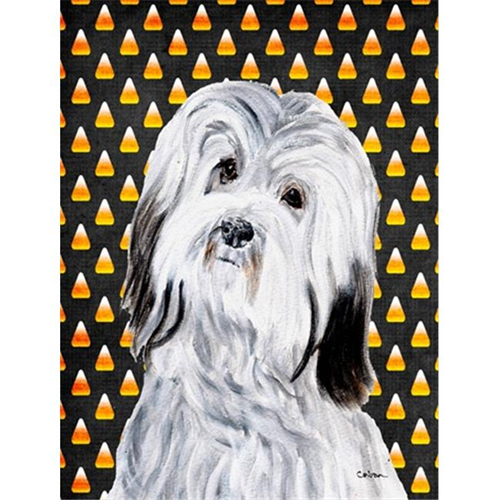 Carolines Treasures SC9665GF Havanais Candy maïs Halloween drapeau taille jardin
