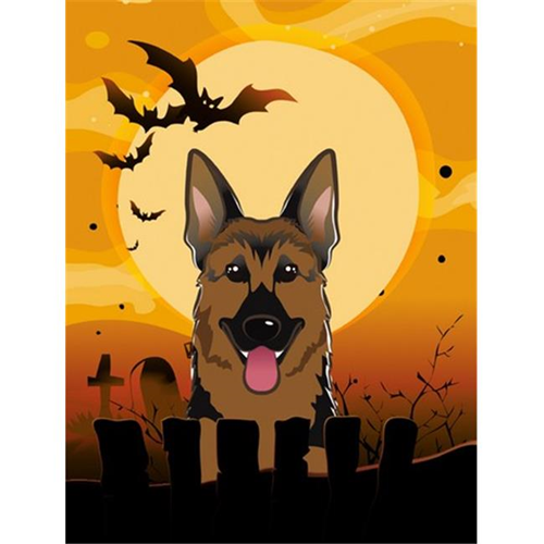 Carolines Treasures BB1769GF Halloween German Shepherd Flag Garden Size