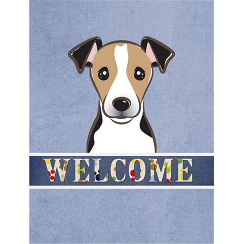 Carolines Treasures BB1447GF Jack Russell Terrier Welcome Flag Garden Size