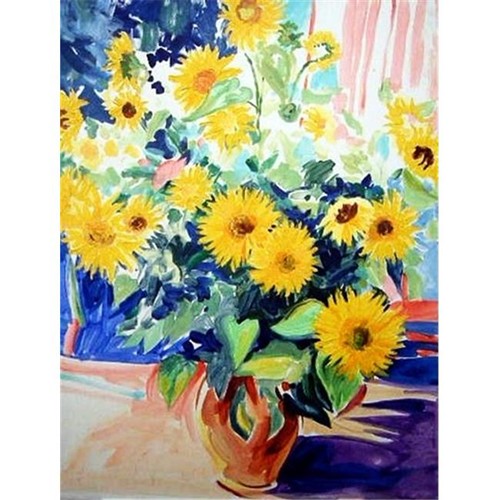 Carolines Treasures ARA0063GF Sunflowers by Roy Avis Flag Garden Size