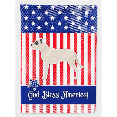 Carolines Treasures BB3367CHF USA Patriotic Dogo Argentino Flag Canvas House Size