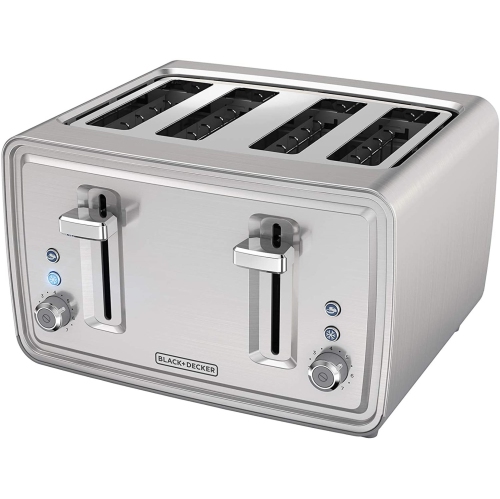 BLACK+DECKER 4 Slice Toaster Oven - Silver - TO1700S