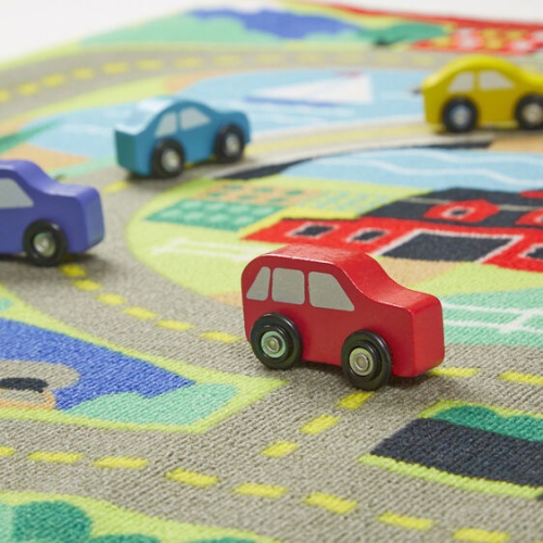 'Round the Town Road Rug & Car Set