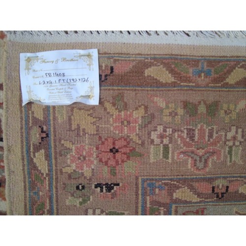 Bird Love Tree Life Exclusive Designed Area Rug Hand Knotted Silk Wool Carpet'