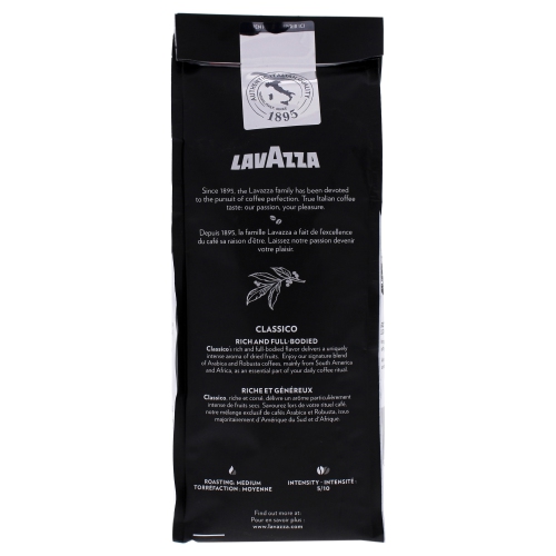 Classico Medium Roast Ground Coffee by Lavazza for Unisex - 12 oz Coffee