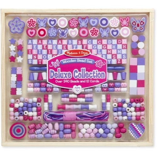 Melissa And Doug 9493 Deluxe Collection - Wooden Bead Set