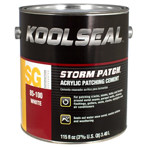Kool Seal KS0085100-16 .9 Gallon White Roof Patch